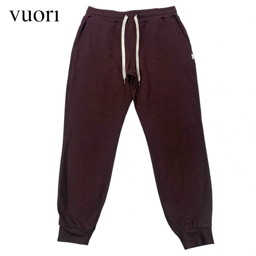 Vuori Women’s‎ XS Performance Jogger Pants Burgundy Drawstring Athleisure